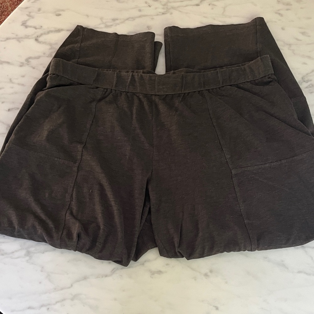 Eileen Fisher dark grey lantern pant - Picture 6 of 8